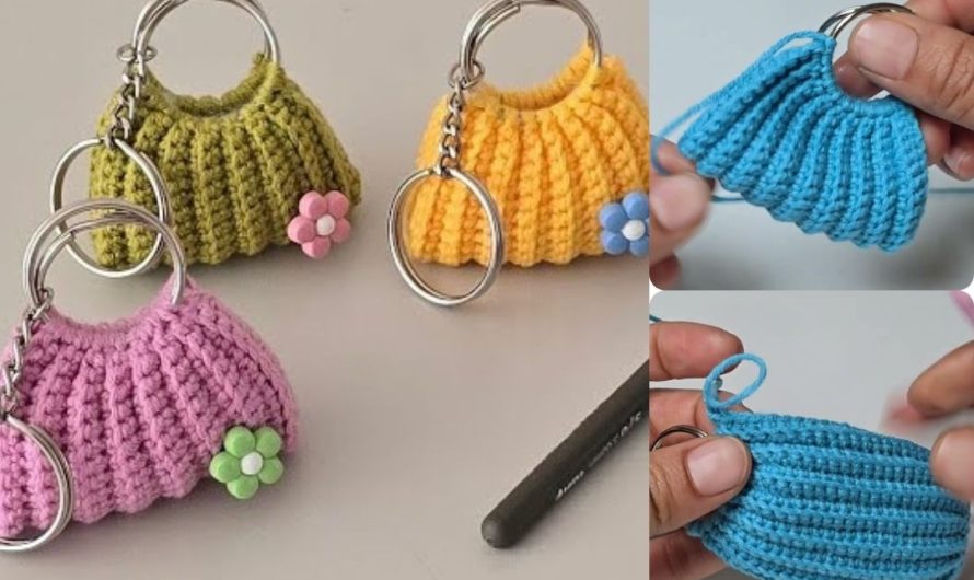 Crochet Your Own Adorable Amigurumi Bag Keychain!