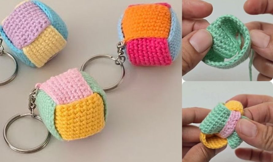Drive in Style: Crochet Your Own Trendy Car Ornament/Keychain!
