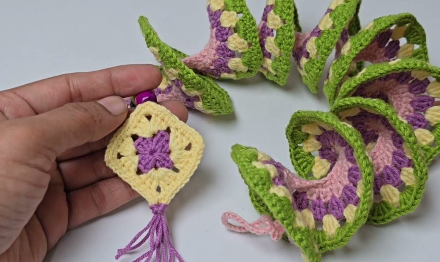 Craft Your Own Whirlwind of Charm: An Easy Granny Crochet Wind Spinner Tutorial