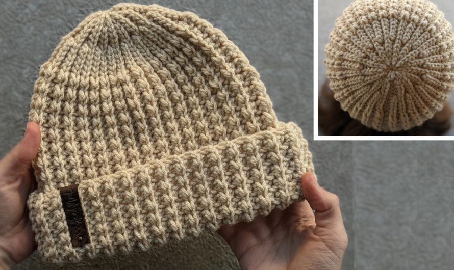 How to Make a Crochet Flat Unisex Hat