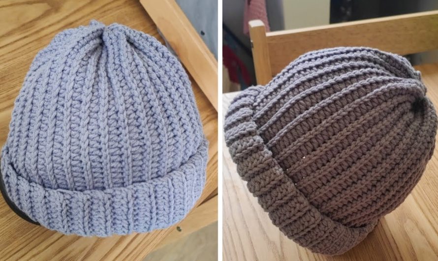 Beginner’s Beanie Crochet Tutorial – 2-Way Beanie