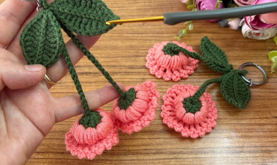 How to Make a Gorgeous Crocheted (or Knitted) Keychain — Easy DIY Guide