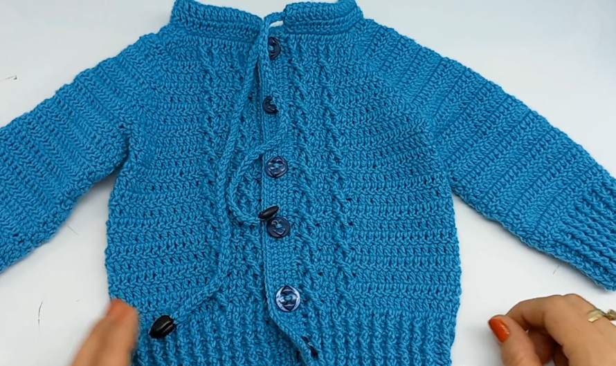 How to Make Children’s vest, cardigan, jacket and coat with a burgundy model