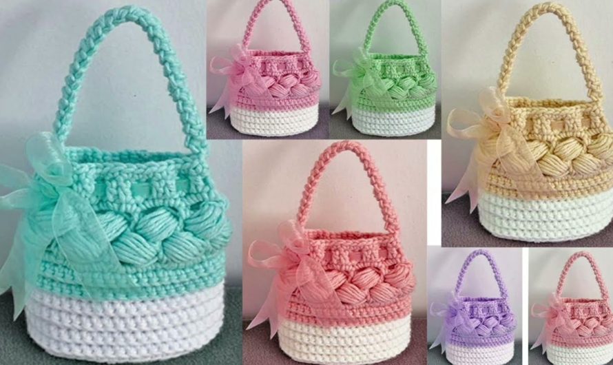 How to Make New Cute Patterns for You: Easy Crochet Mini Bags