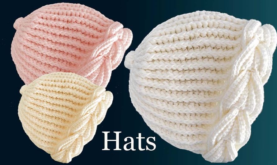 How to Make Hat Model ALL SIZES Knitted Fabric Crochet Braids