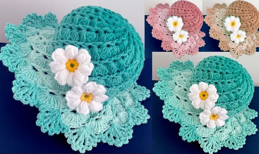 How to Make Easy, Elegant, Beautiful Crochet Hats (All Sizes)