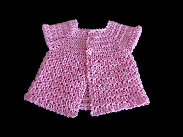 Easy Crochet Baby Vest for 1-Year-Old (Unisex Pattern)