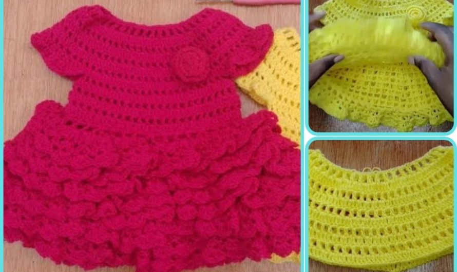 How to Make an Easy Crochet Baby Ruffle Dress (Step-by-Step)