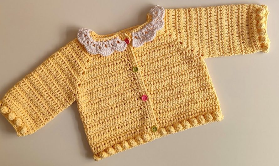 How to Make a Crochet Collared Cardigan (Step-by-Step)