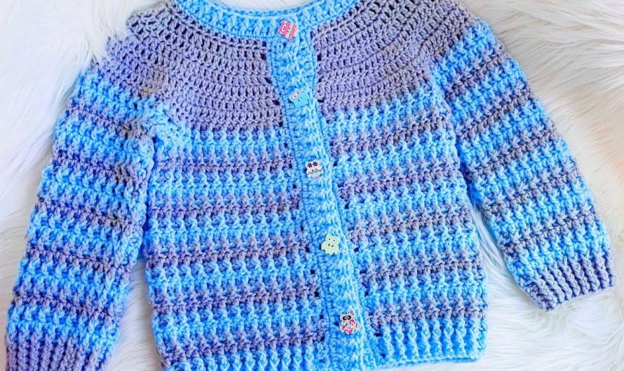 How to Make a Big Kids Crochet Sweater