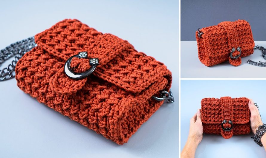 How to Make a Simple Crochet Bag with an Interesting Stitch Pattern (Quick & Easy!)