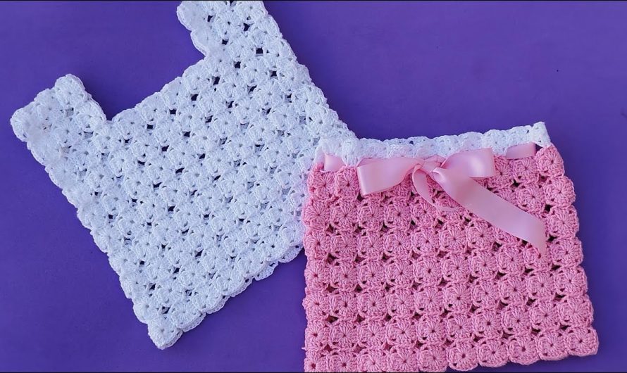 How to Make a Unique Crochet T-Shirt and Skirt Set