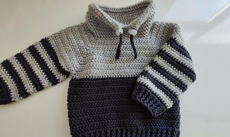 🧶 How to Crochet a Pullover for Boys (Step-by-Step Guide)