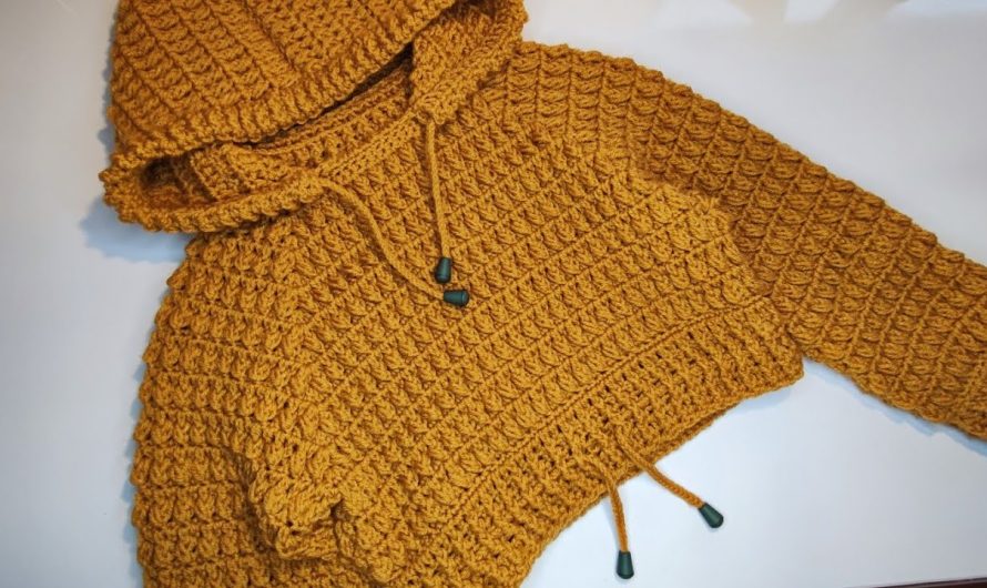 How to crochet “November” hooded sweater for children