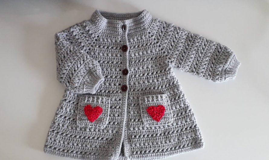 How to Crochet a Girl’s Coat – Detailed Tutorial