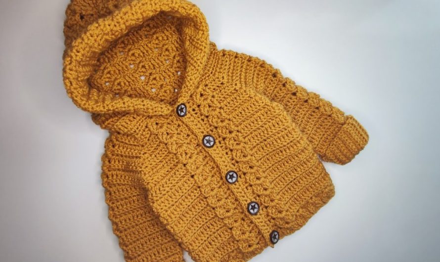 🧶 How to Crochet a “Braided” Baby Hoodie (Detailed Guide + Pattern)
