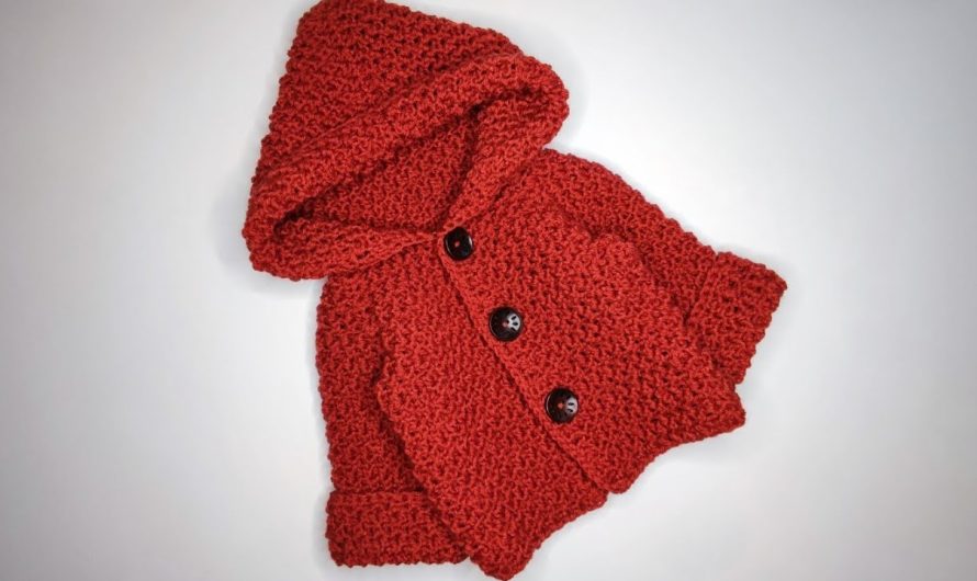 🍼 How to Crochet a Very Soft Baby Hoodie (Detailed Guide)