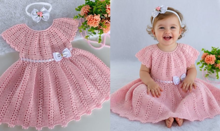 🧶 How to Make a Children’s Crochet Dress (Step-by-Step Guide)