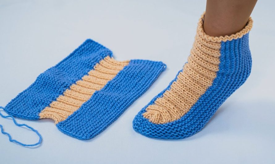 🧶 Easy One-Skein Knitted Socks (Beginner Friendly)