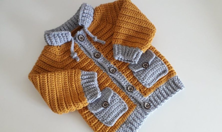 How to Crochet a Boys’ Jacket with Pockets