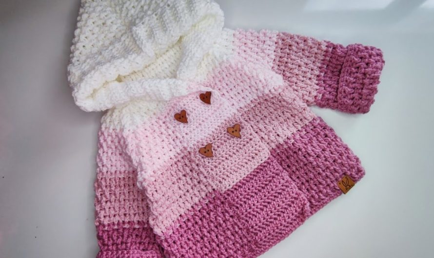 🧥 How to Crochet a Girls/Boys Baby Coat
