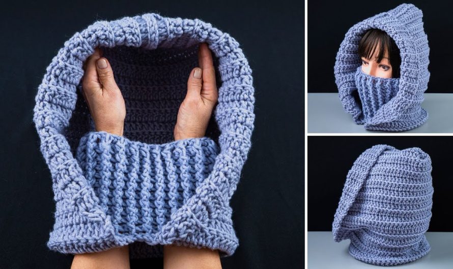 How to Make a Simple Crochet Balaclava / Snood / Scarf Easy Beginner-Friendly Tutorial