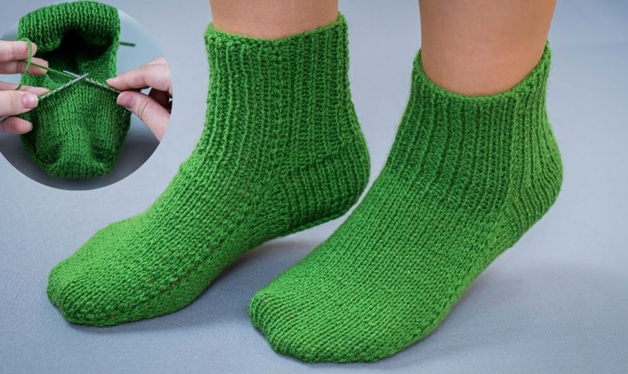 How to Make Knitted Socks on 2 Knitting Needles